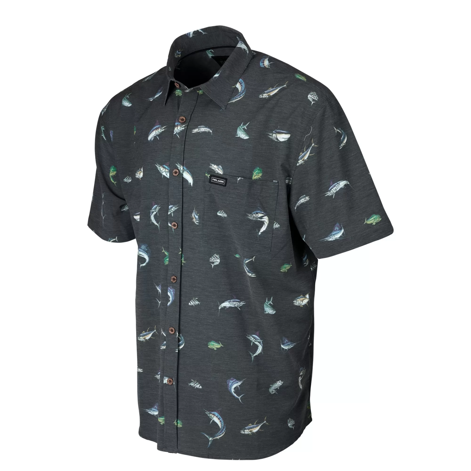 Pelagic Button-Ups>The Topshot Black