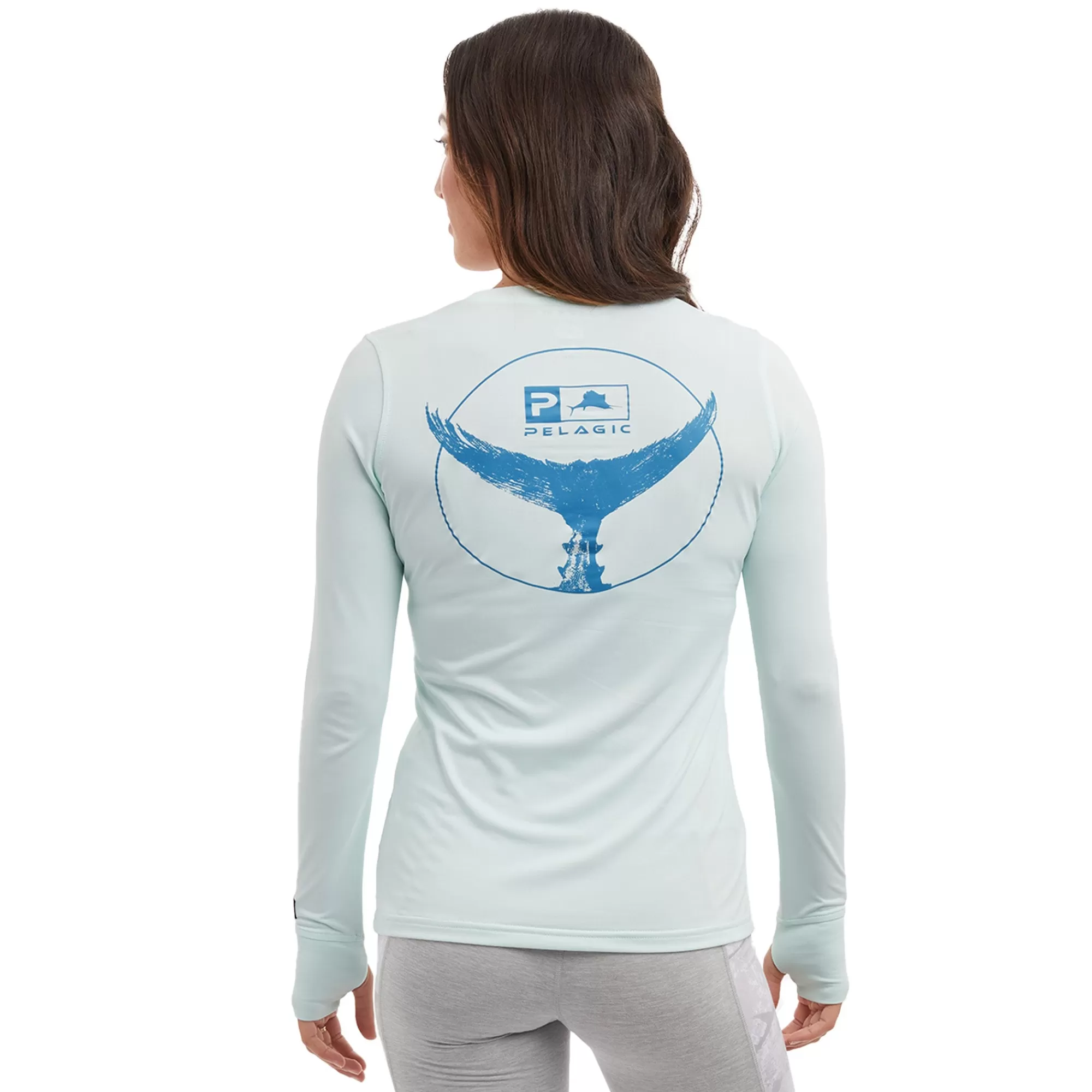 Pelagic Women's Best Sellers>Ws Aquatek Tails Up Sea Foam