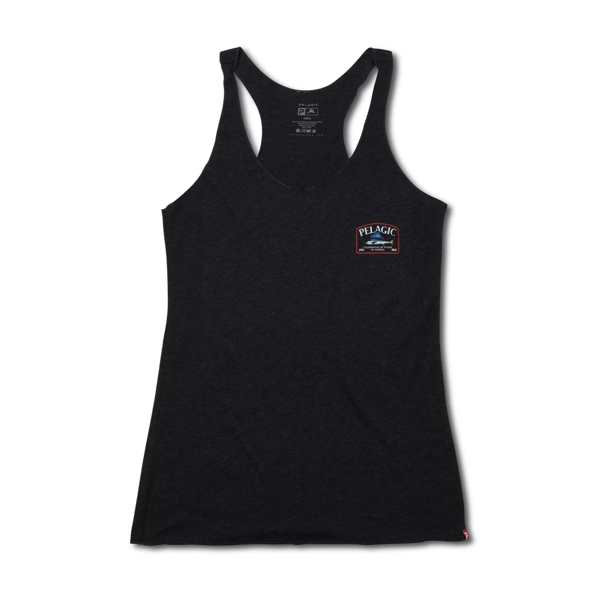 Pelagic T-Shirts & Tank Tops>Ws Game Fish Sailfish Black