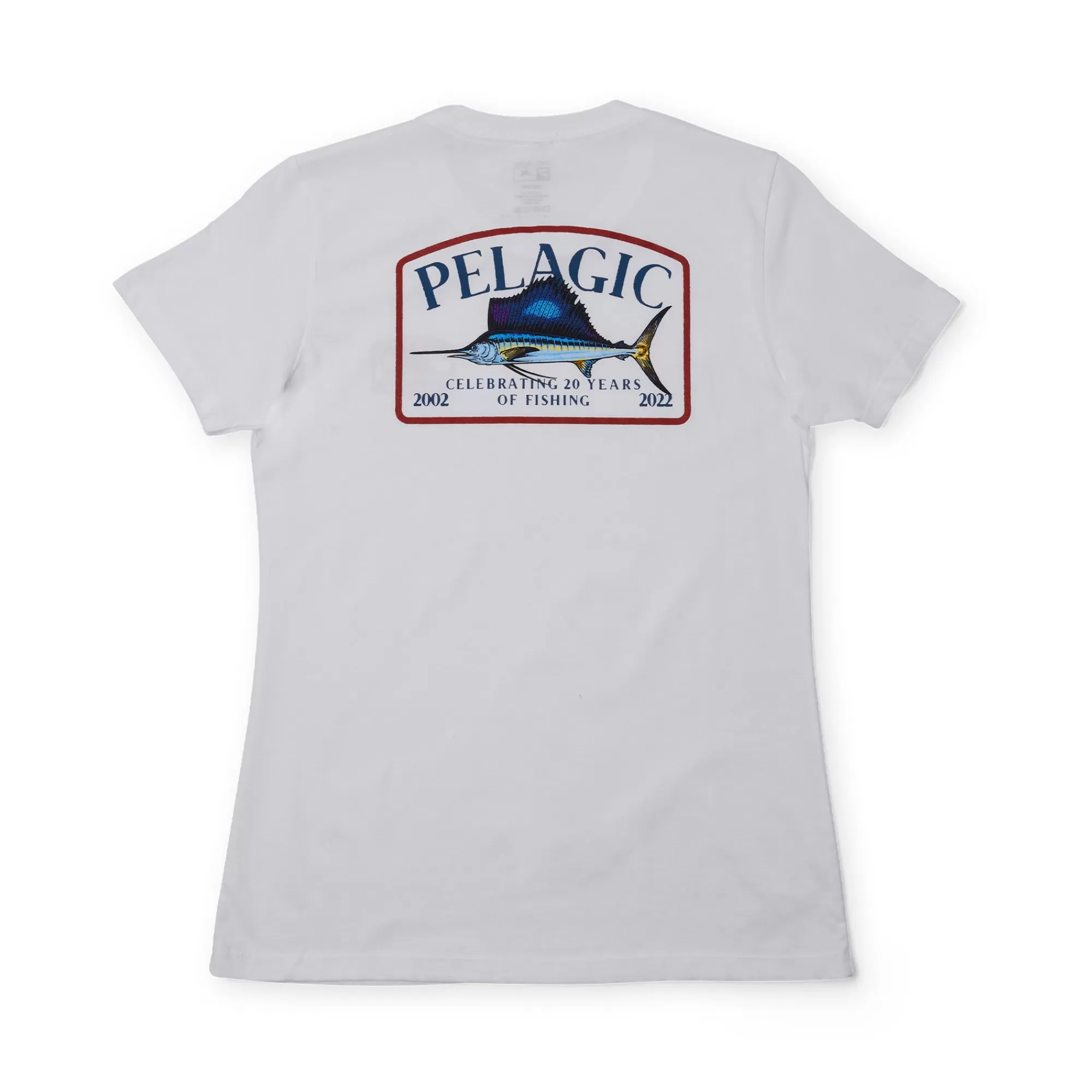 Pelagic T-Shirts & Tank Tops>Ws Game Fish Sailfish White