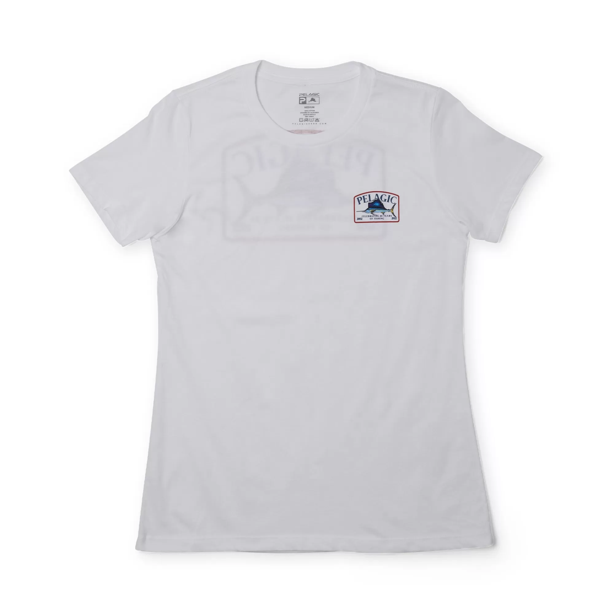 Pelagic T-Shirts & Tank Tops>Ws Game Fish Sailfish White