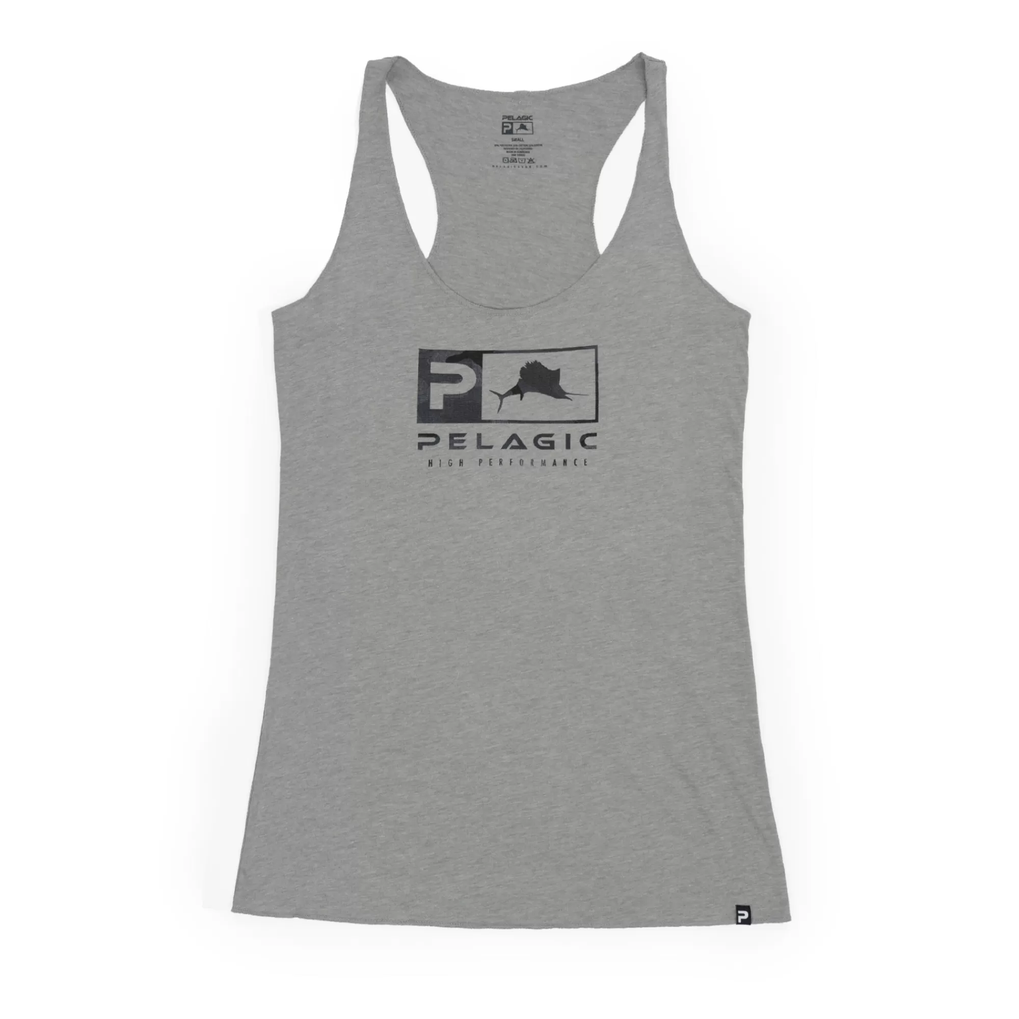 Pelagic T-Shirts & Tank Tops>Ws Icon Heather Grey