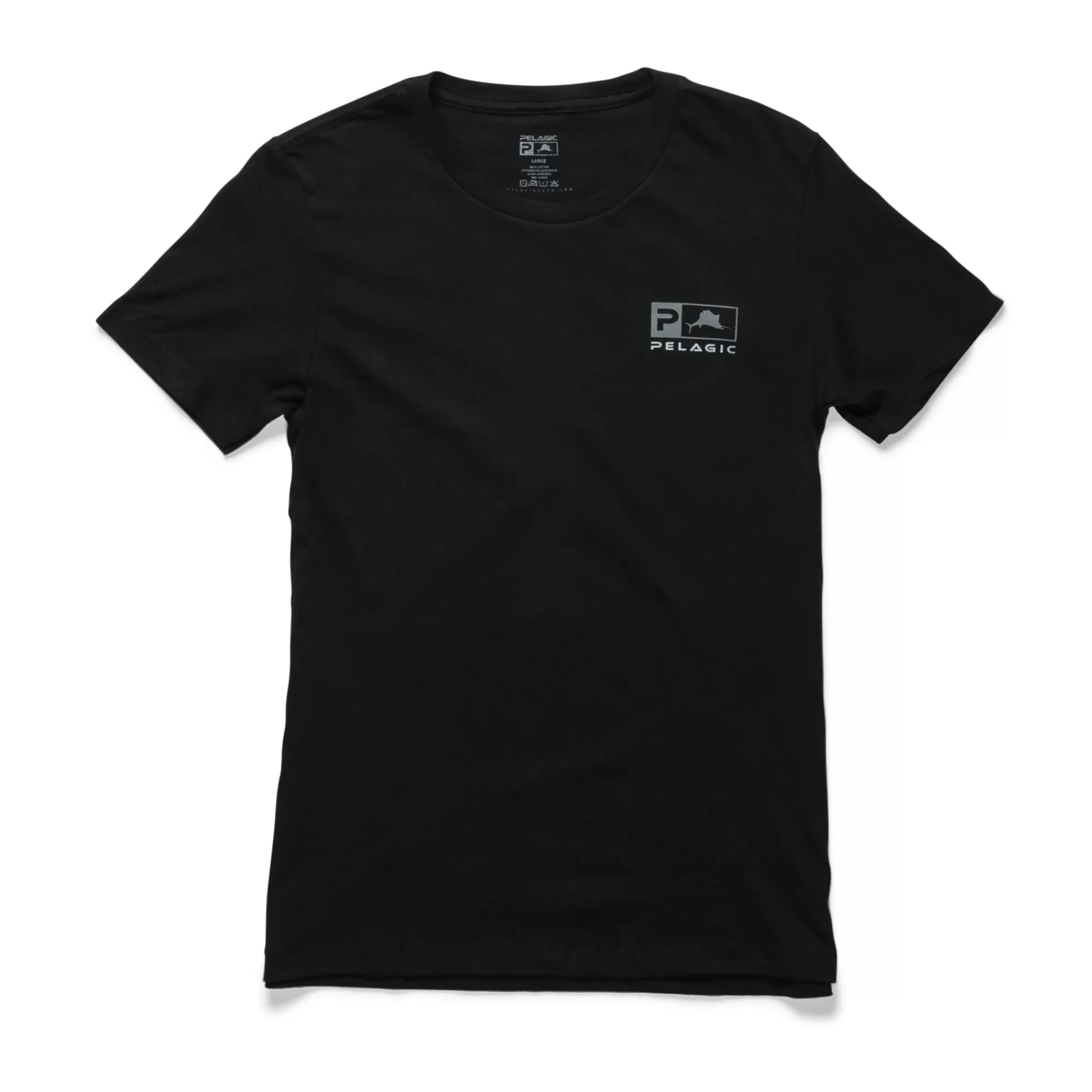 Pelagic T-Shirts & Tank Tops>Ws Icon Black