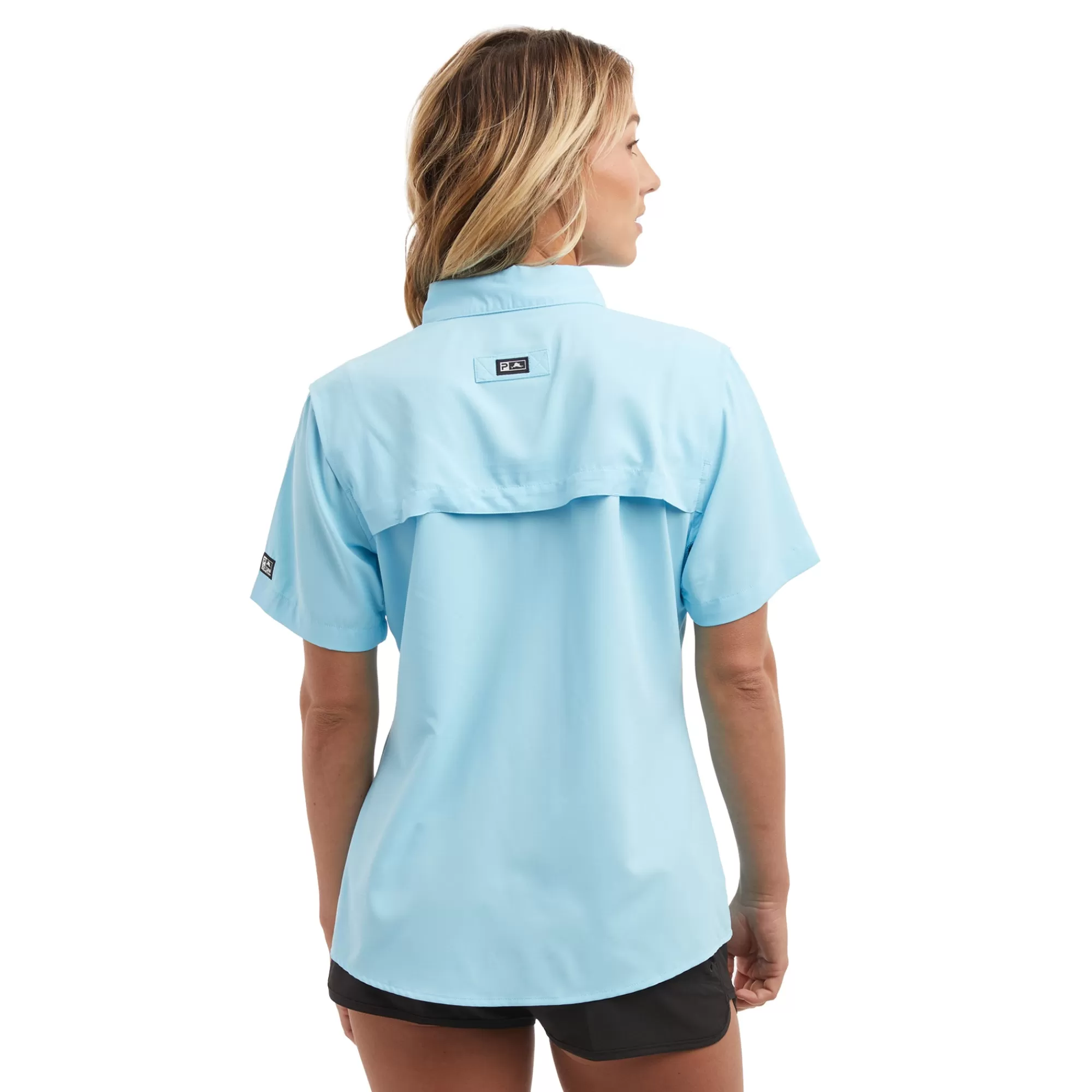 Pelagic Fishing Shirts>Ws Keys Tahiti Blue