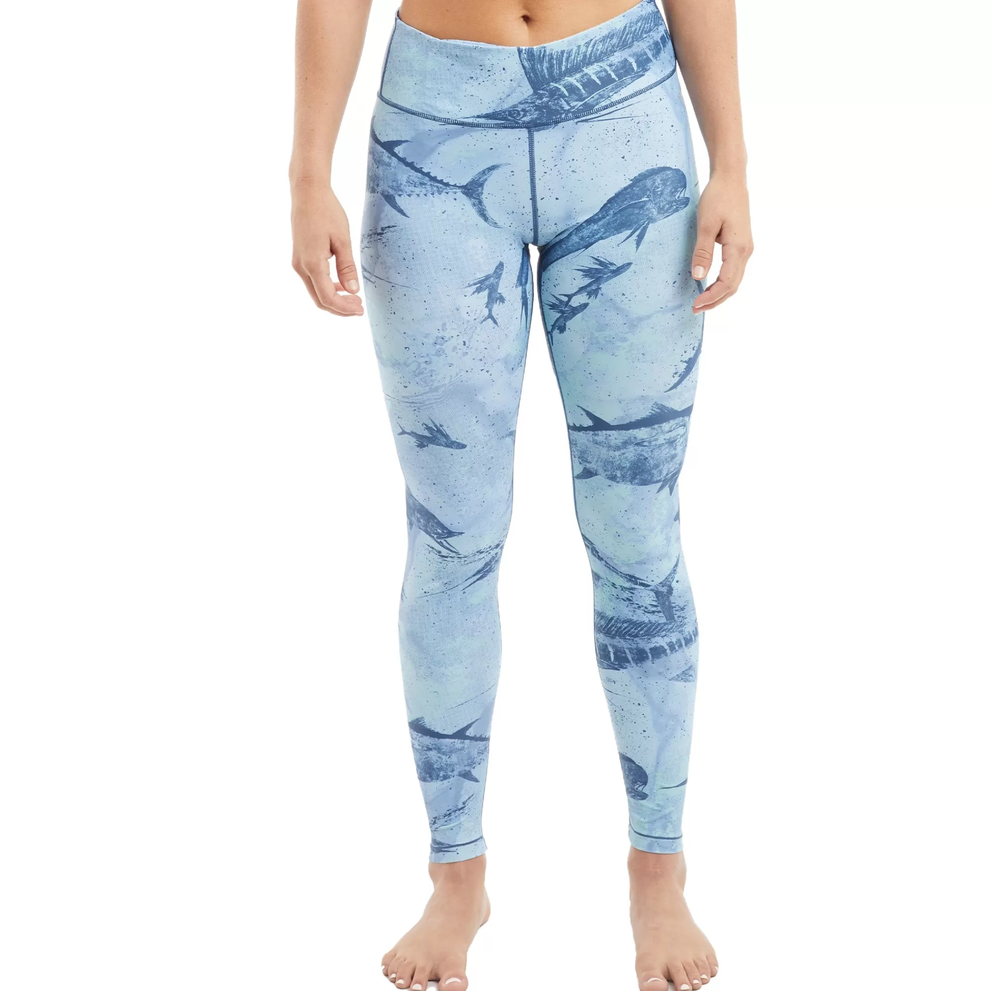 Pelagic Leggings>Ws Maui Blue