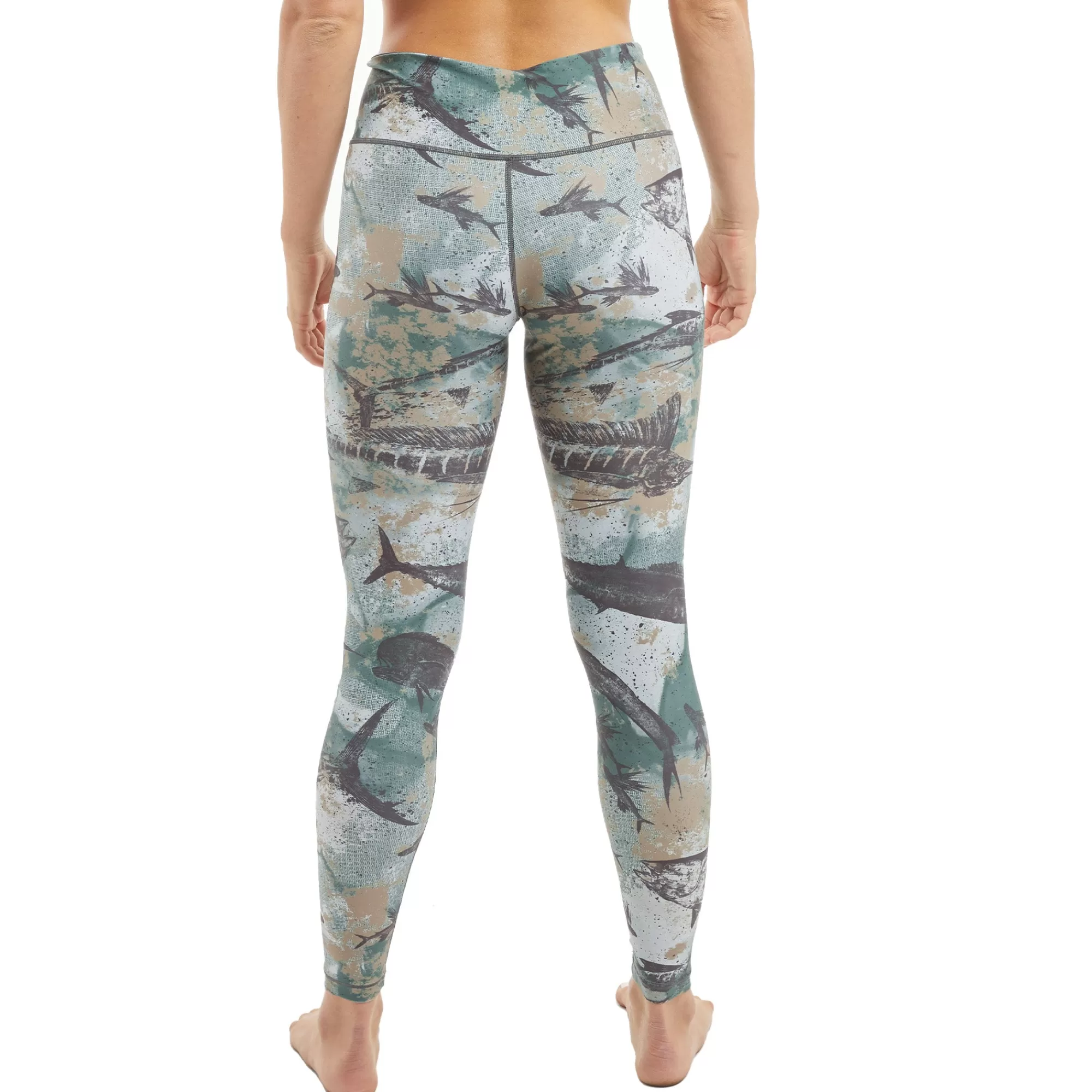 Pelagic Leggings>Ws Maui Green