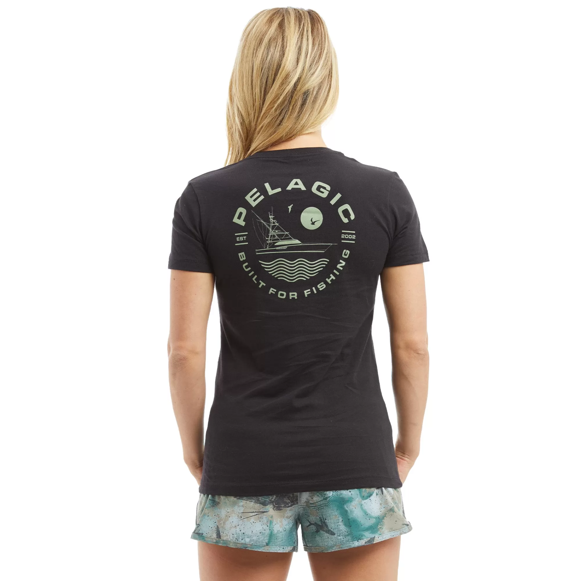 Pelagic T-Shirts & Tank Tops>Ws Quest Black