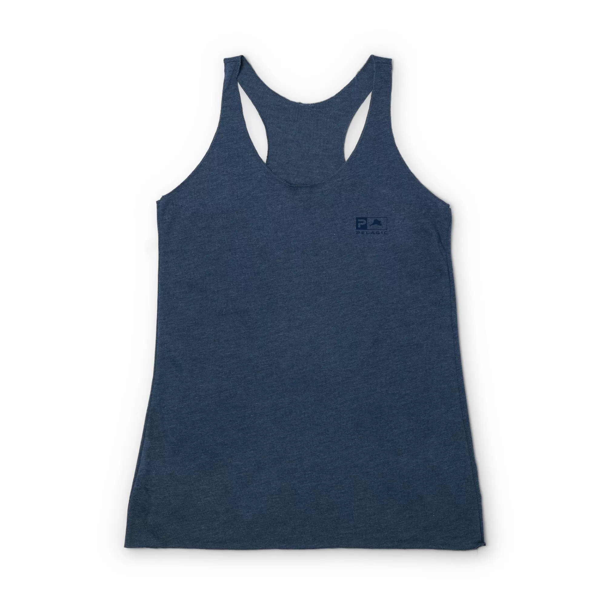 Pelagic T-Shirts & Tank Tops>Ws Racerback Smokey Blue