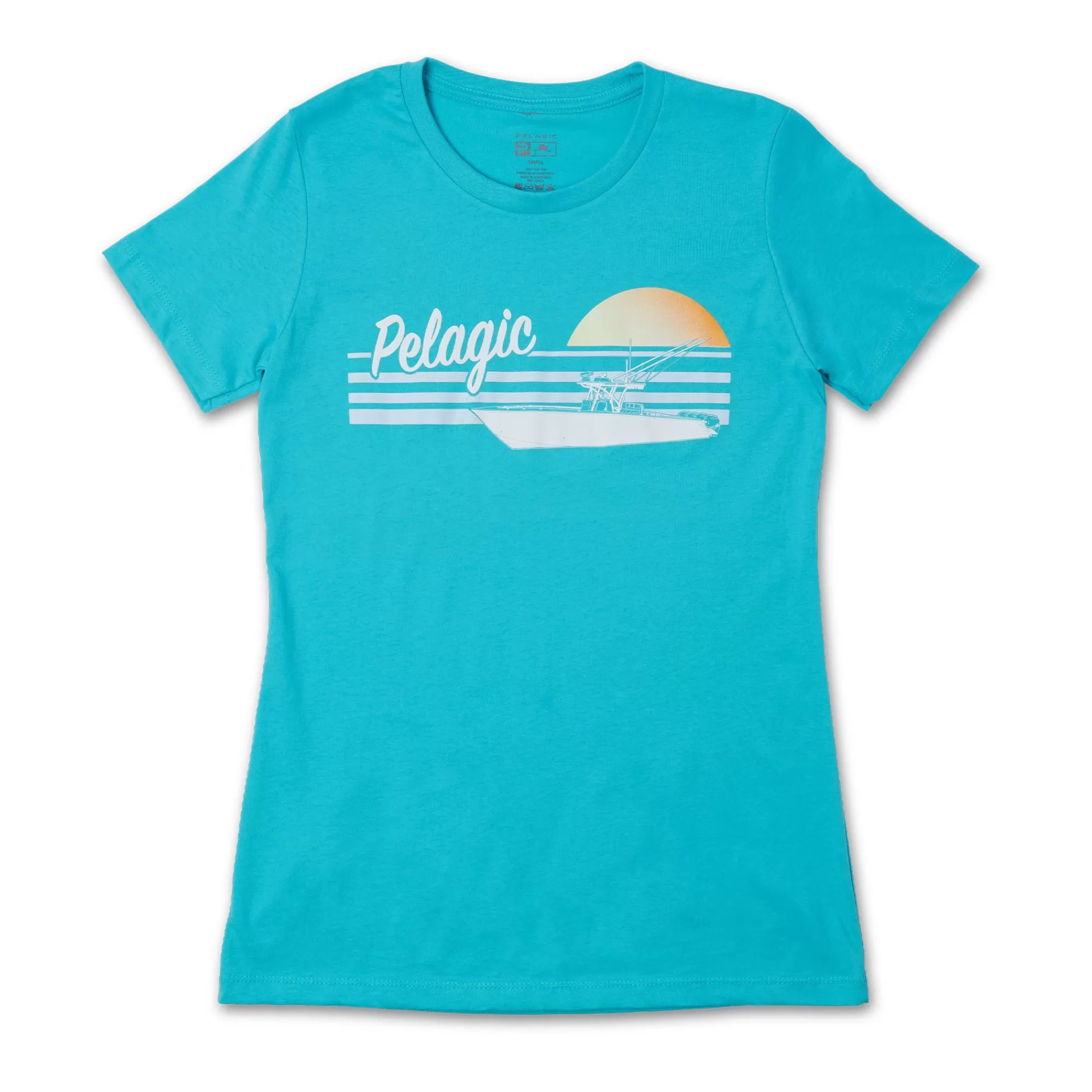 Pelagic T-Shirts & Tank Tops>Ws Twilight Tahiti Blue