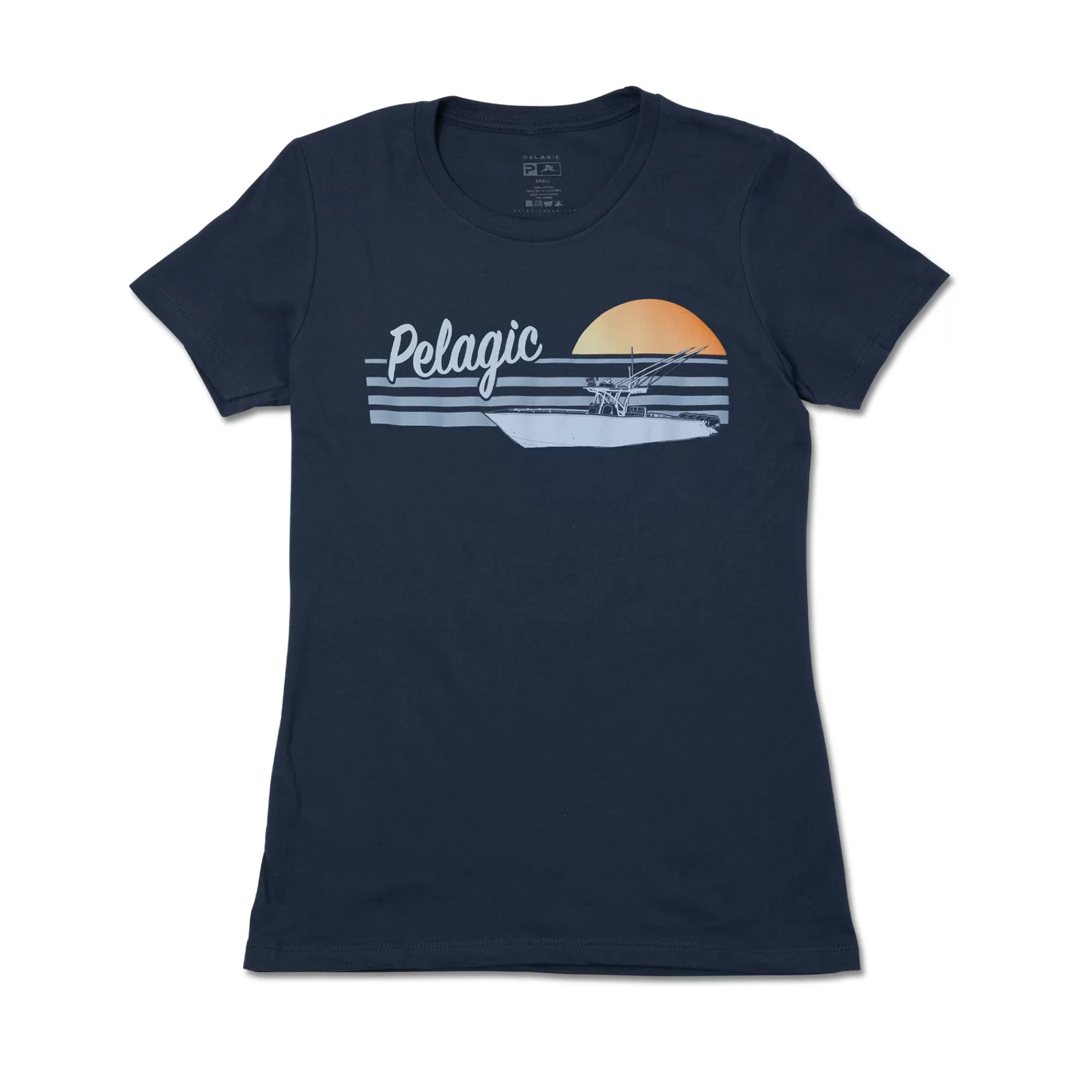 Pelagic T-Shirts & Tank Tops>Ws Twilight Smokey Blue