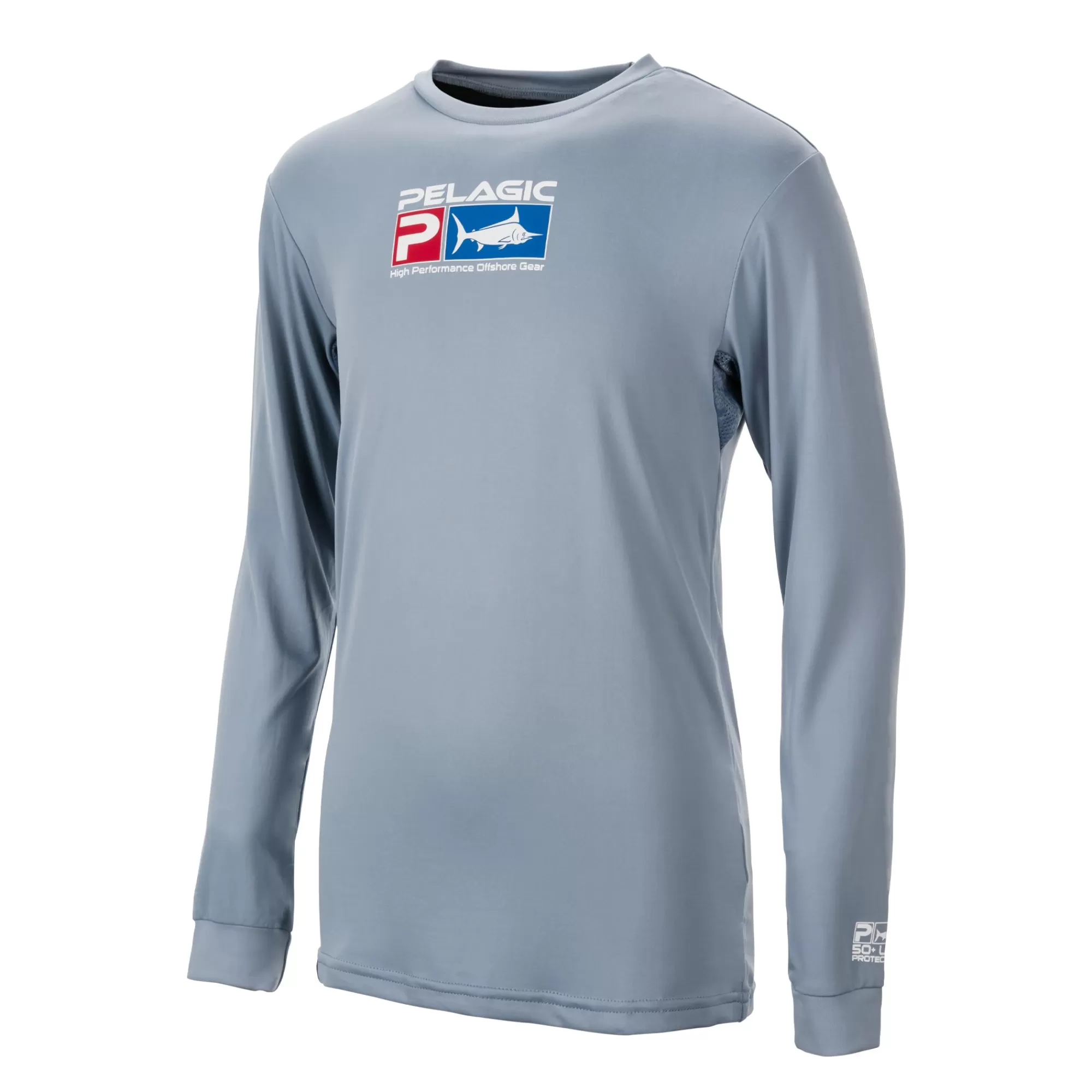 Pelagic Fishing Shirts>Youth Aquatek Deluxe Slate