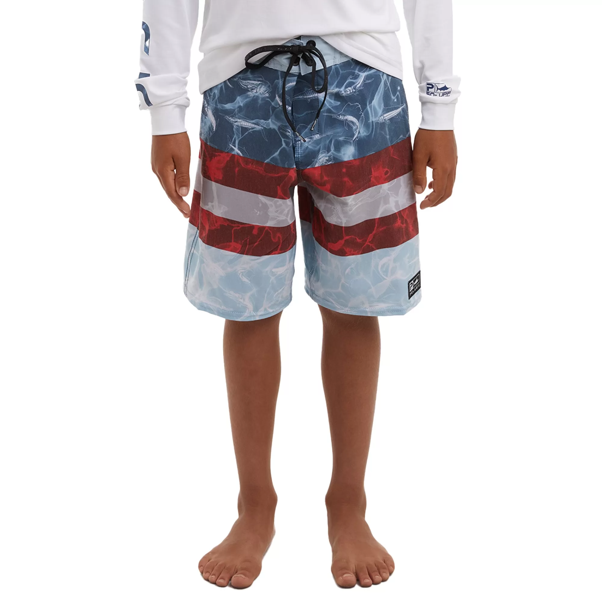 Pelagic Fishing Shorts>Youth Deep Drop Americamo