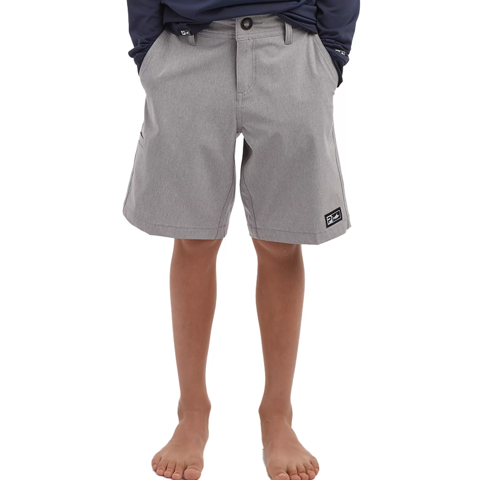 Pelagic Fishing Shorts>Youth Deep Sea Grey