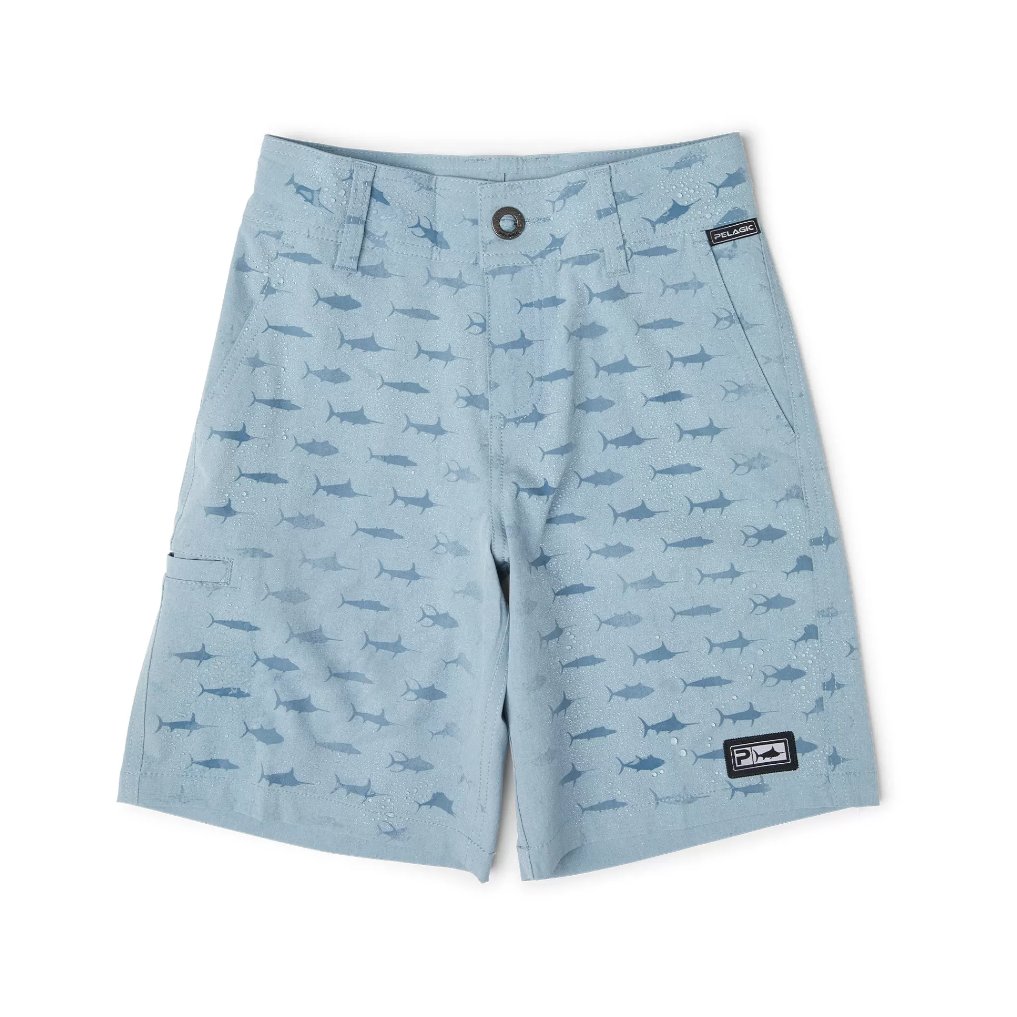 Pelagic Fishing Shorts>Youth Deep Sea Slate