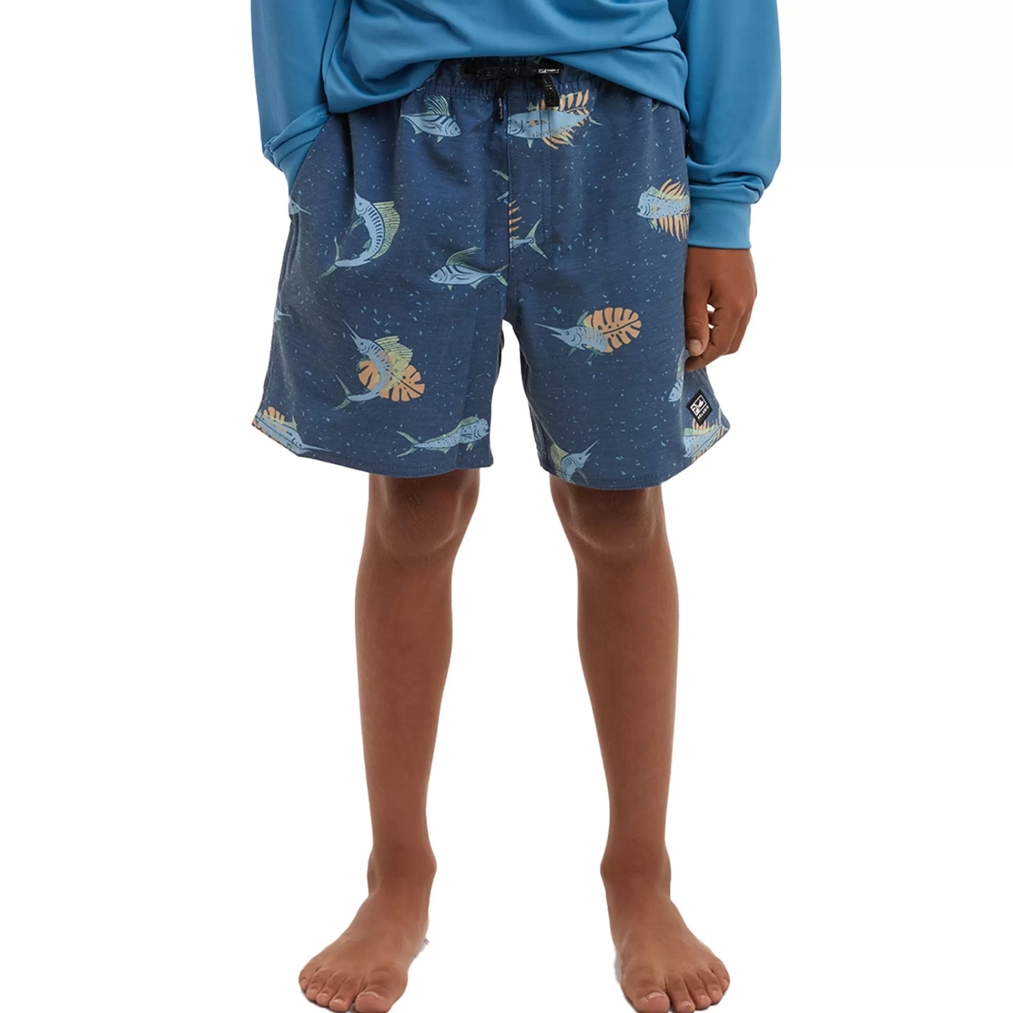 Pelagic Fishing Shorts>Youth Dockside Smokey Blue