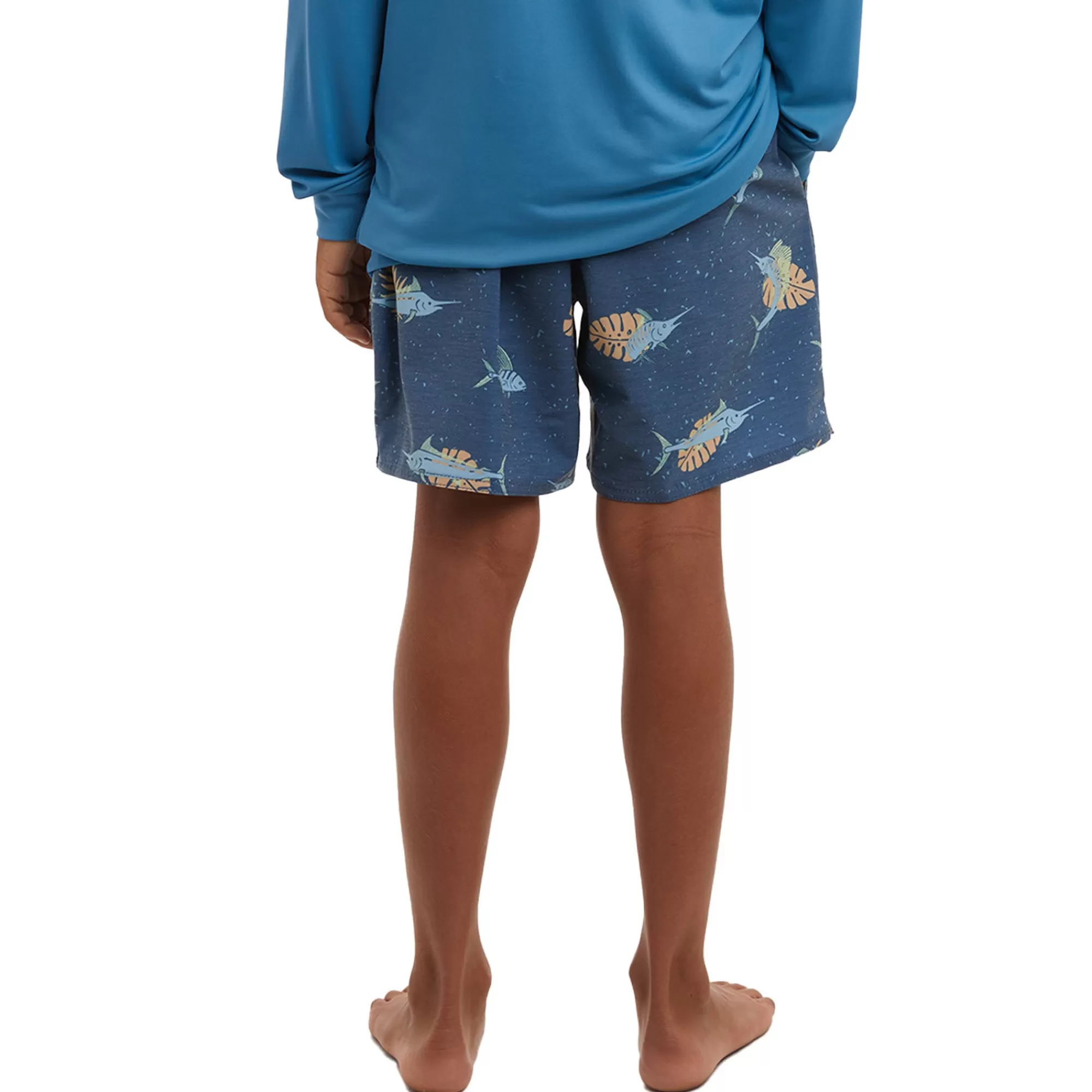 Pelagic Fishing Shorts>Youth Dockside Smokey Blue