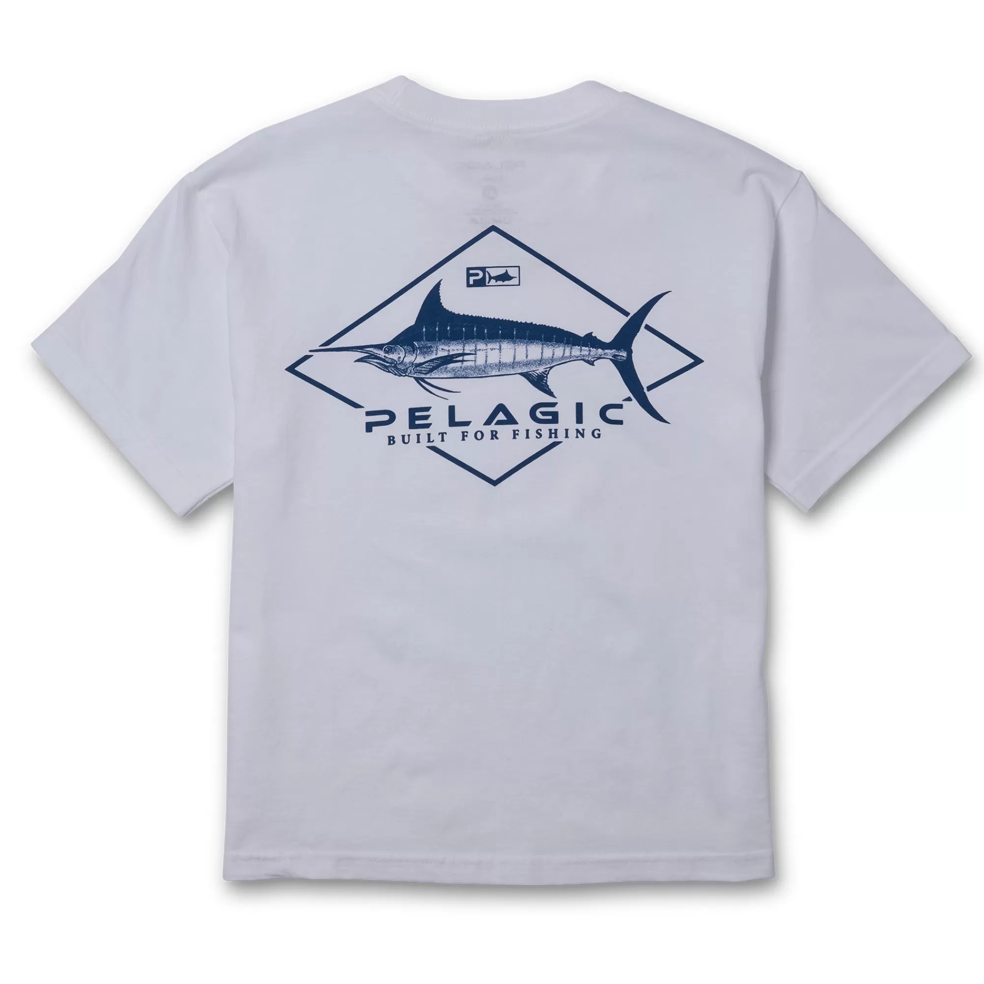 Pelagic T-Shirts>Youth Heavy Gear White