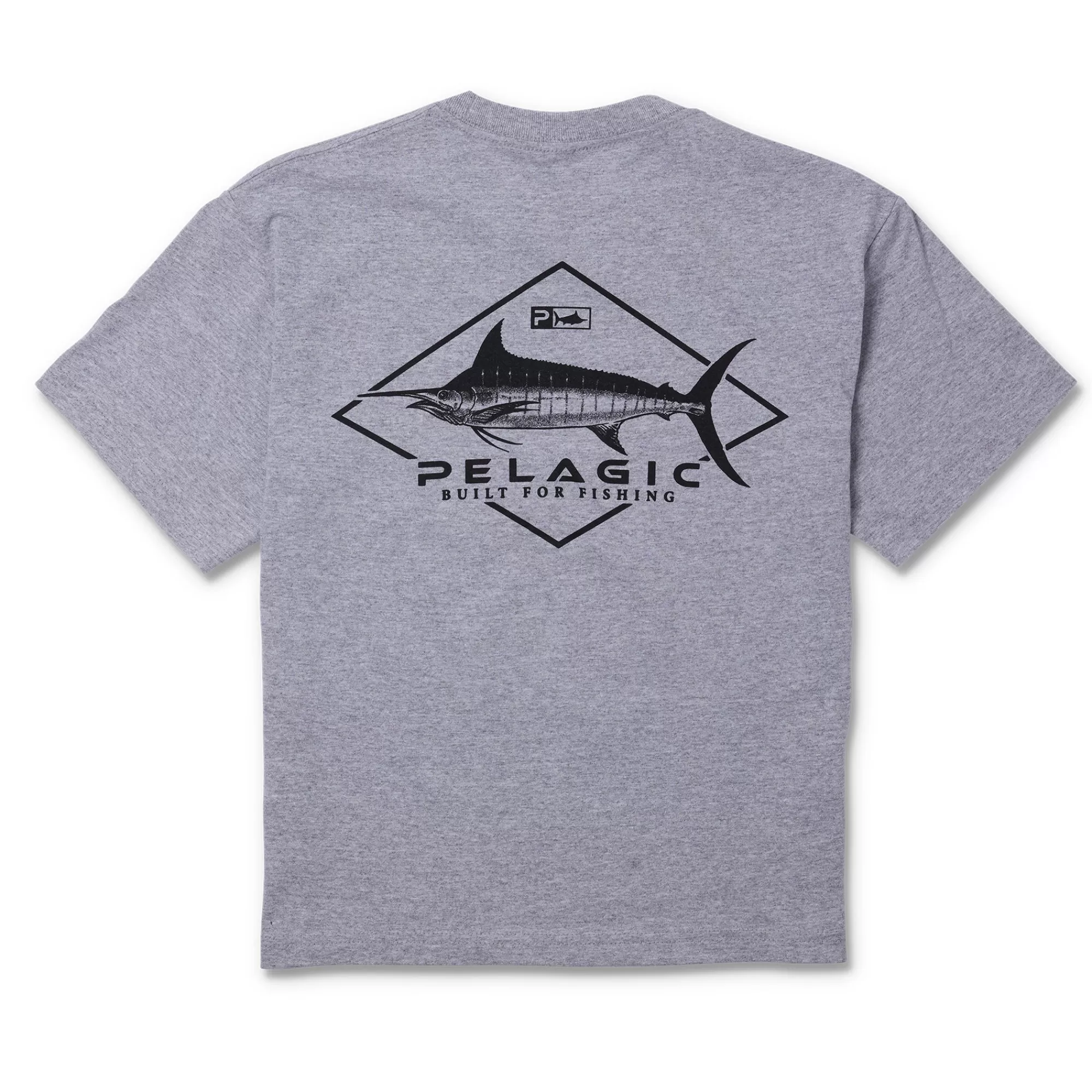 Pelagic T-Shirts>Youth Heavy Gear Heather Grey