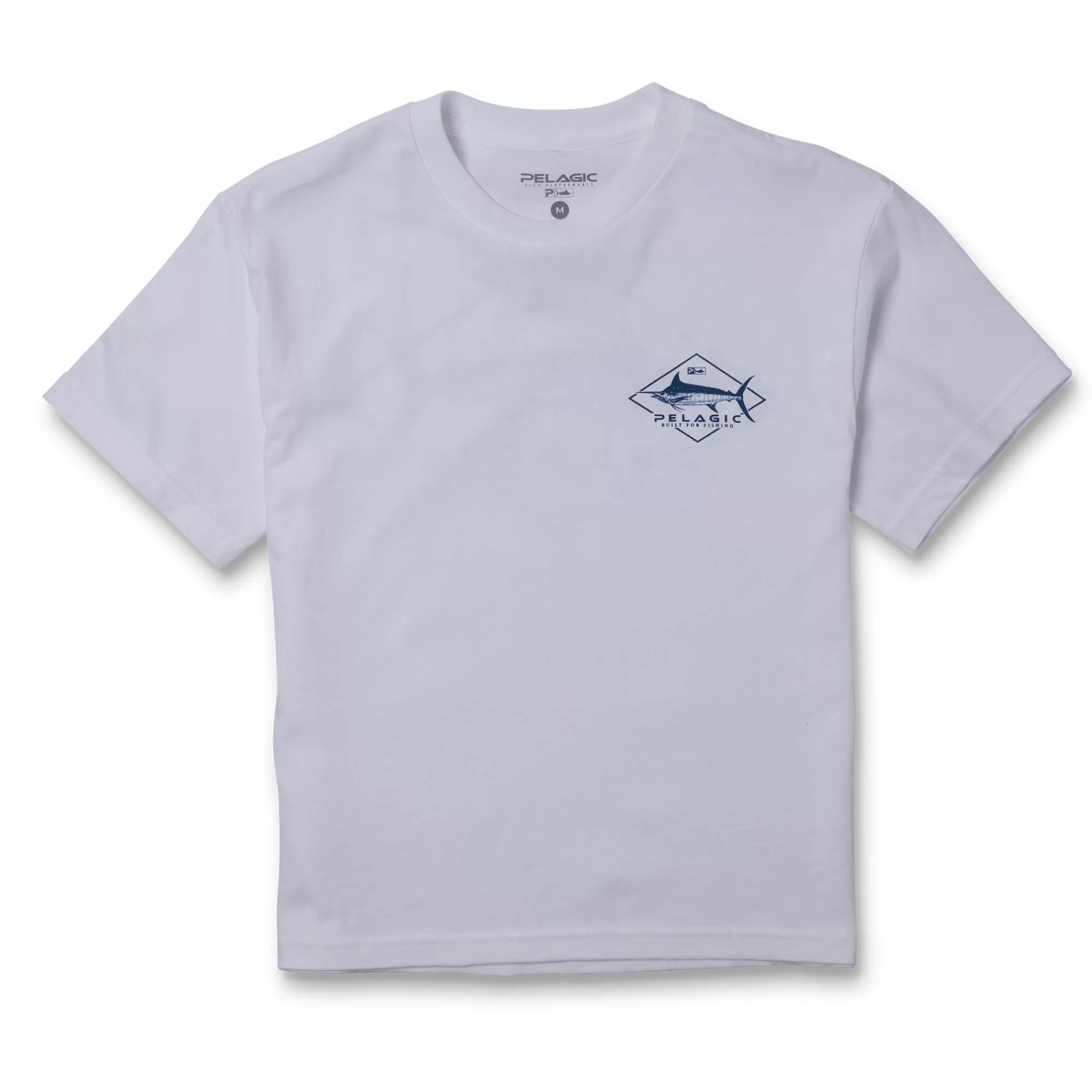 Pelagic T-Shirts>Youth Heavy Gear White