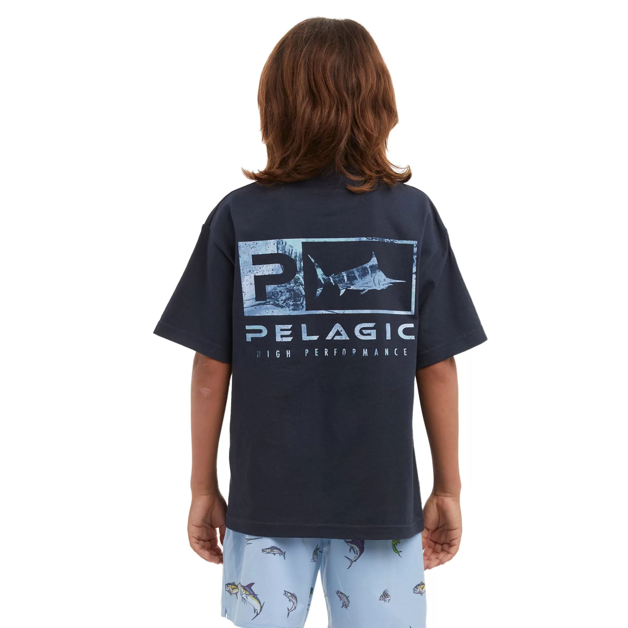 Pelagic Youth Best Sellers>Youth Icon Camo Navy