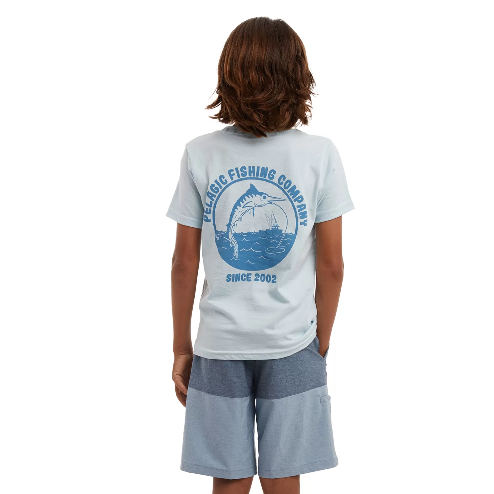 Pelagic T-Shirts>Youth Jumpers Club Light Blue