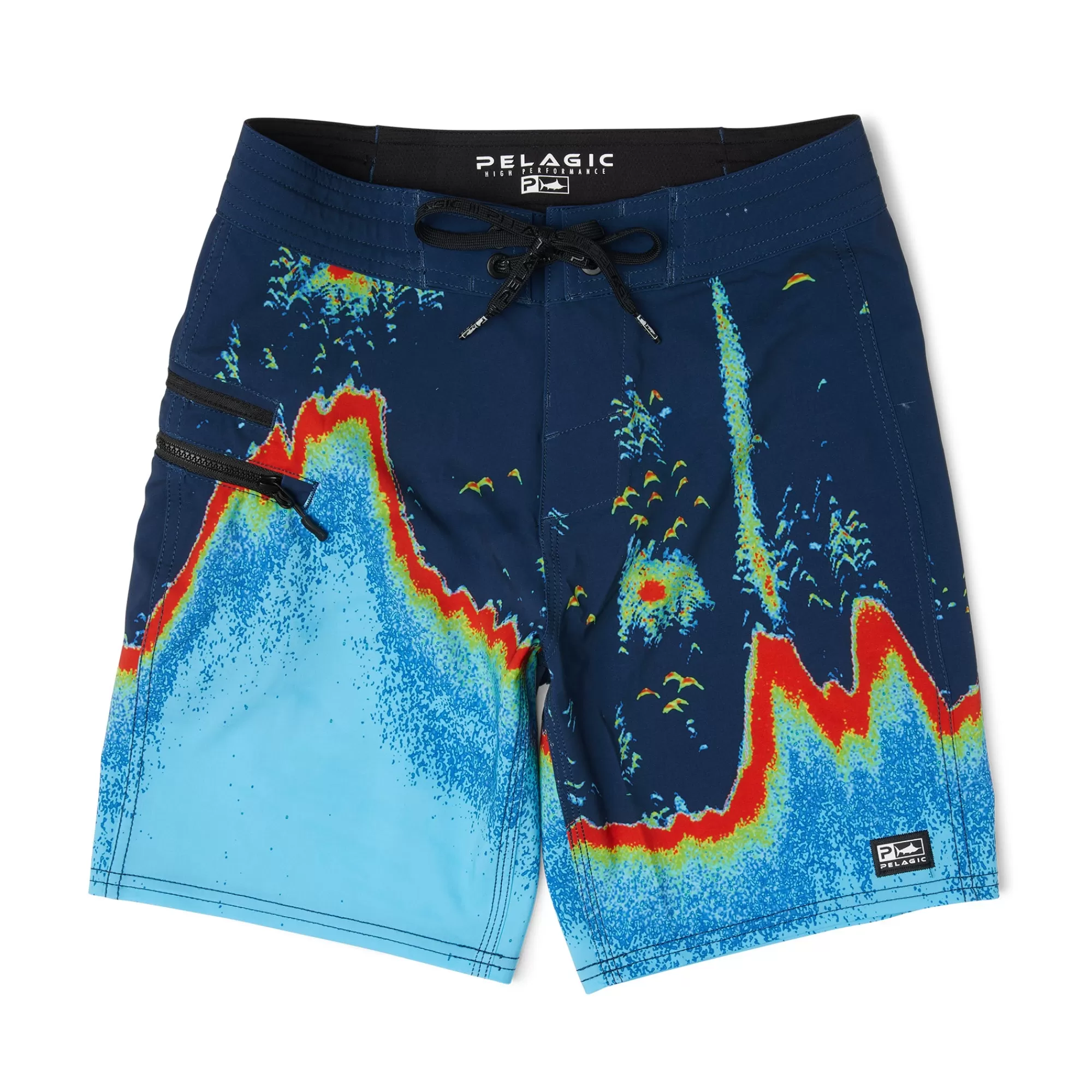 Pelagic Fishing Shorts>Youth Strike Navy