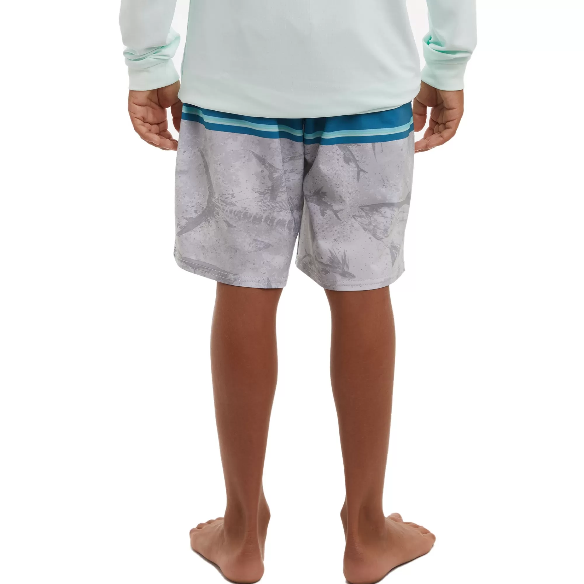 Pelagic Fishing Shorts>Youth Strike Light Grey